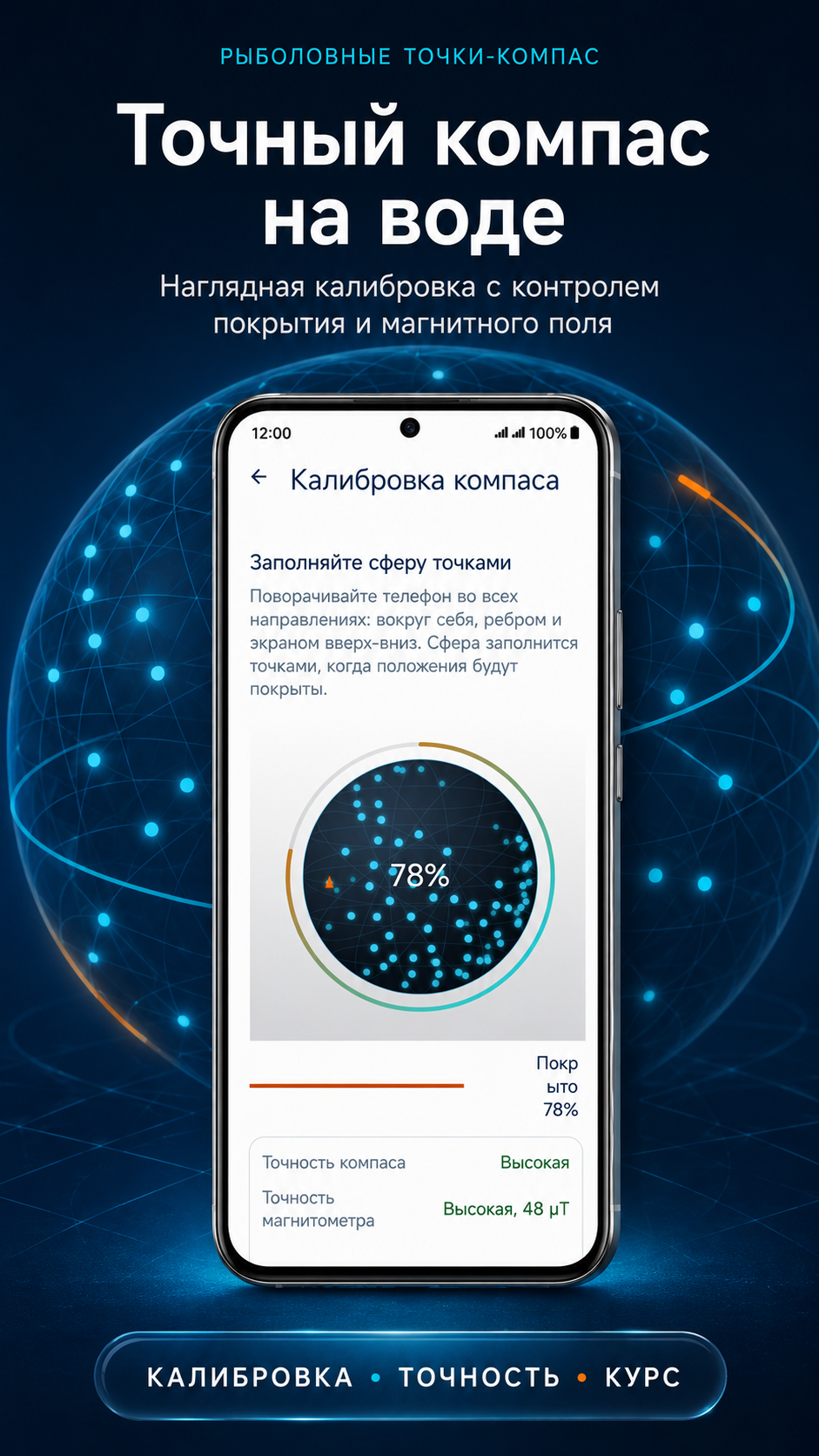 Подключение эхолота и погодные данные
